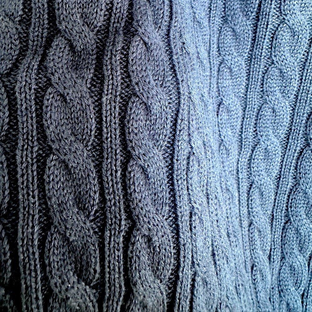 NWOT J. Crew Navy Sweater Hoodie - Picture 6 of 6